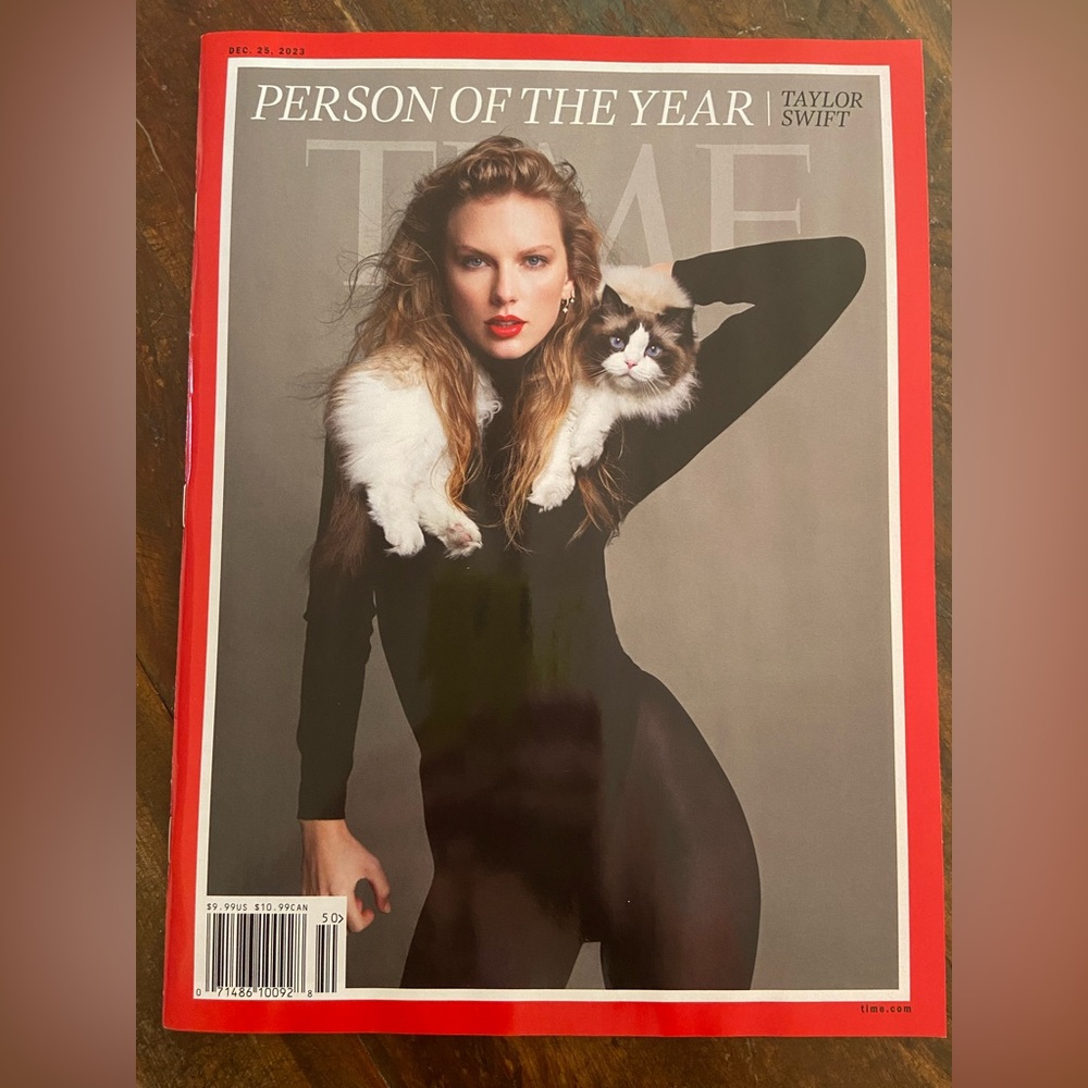 Taylor Swift Time Magazine cat cover